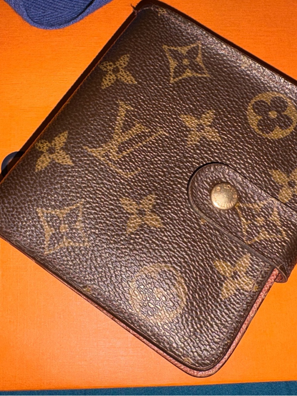 Louis Vuitton Monogram Canvas Small Wallet - Brown with Tan Monogram